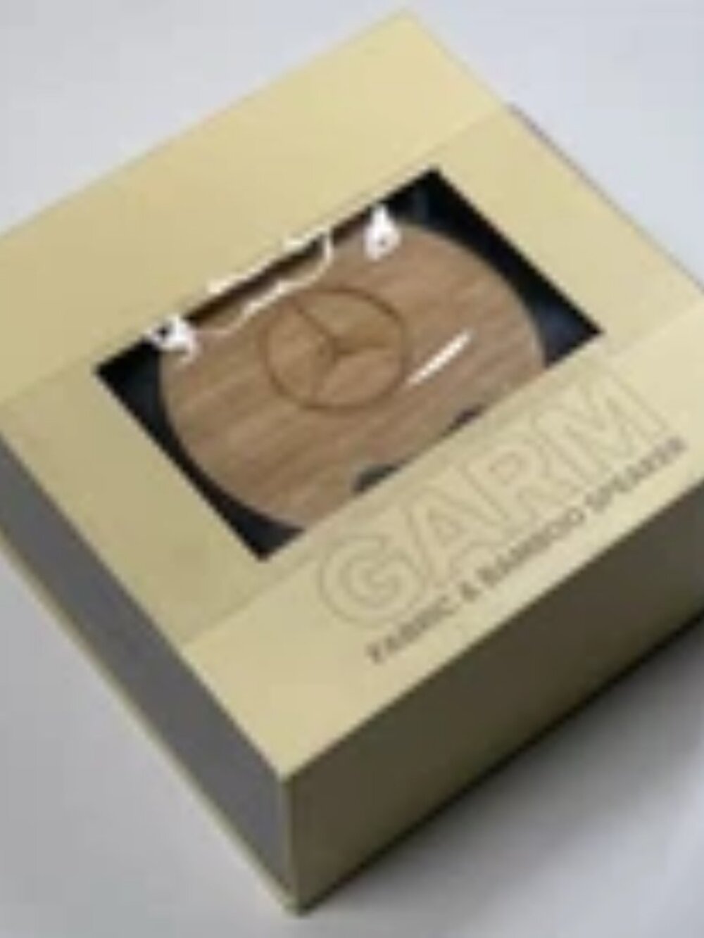 Mercedes Benz Bamboo Fabric Bluetooth Speaker. New in Box - Picture 2 of 6